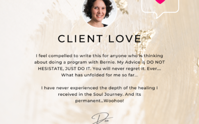 Client Testimonial for Soul Journey Mentoring